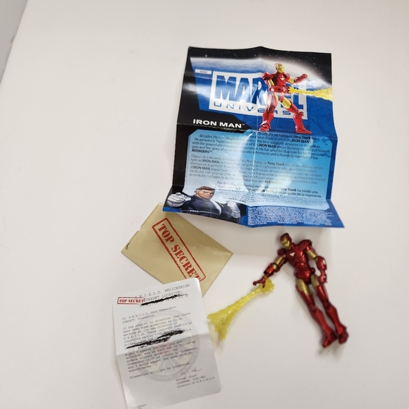 MARVEL UNIVERSE IRON MAN 2009 SERIES 1 001 MODERN ACTION FIGURE Blast Effect - Picture 2 of 9